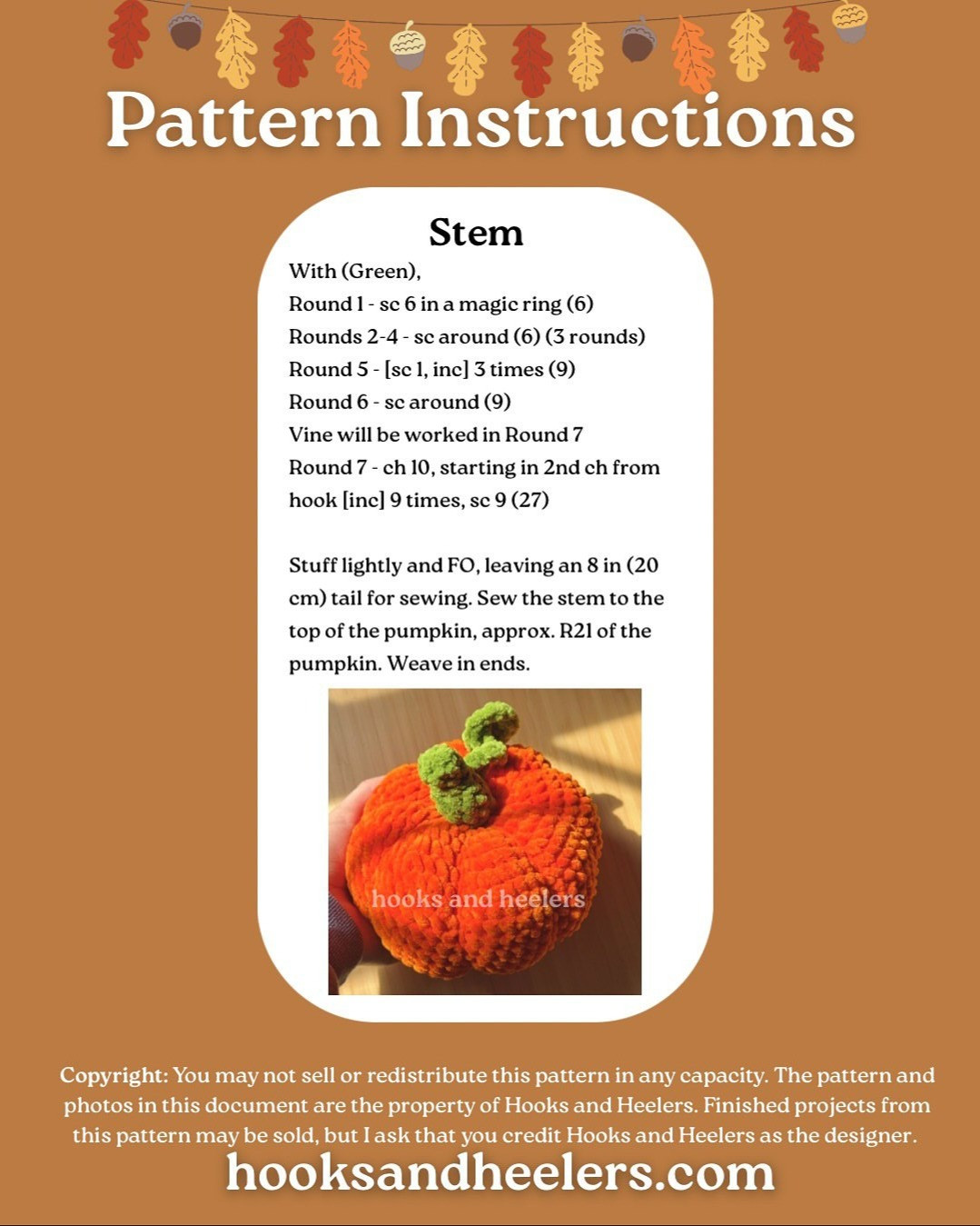 Create Your Own Classic Crochet Pumpkin with This Free Pattern