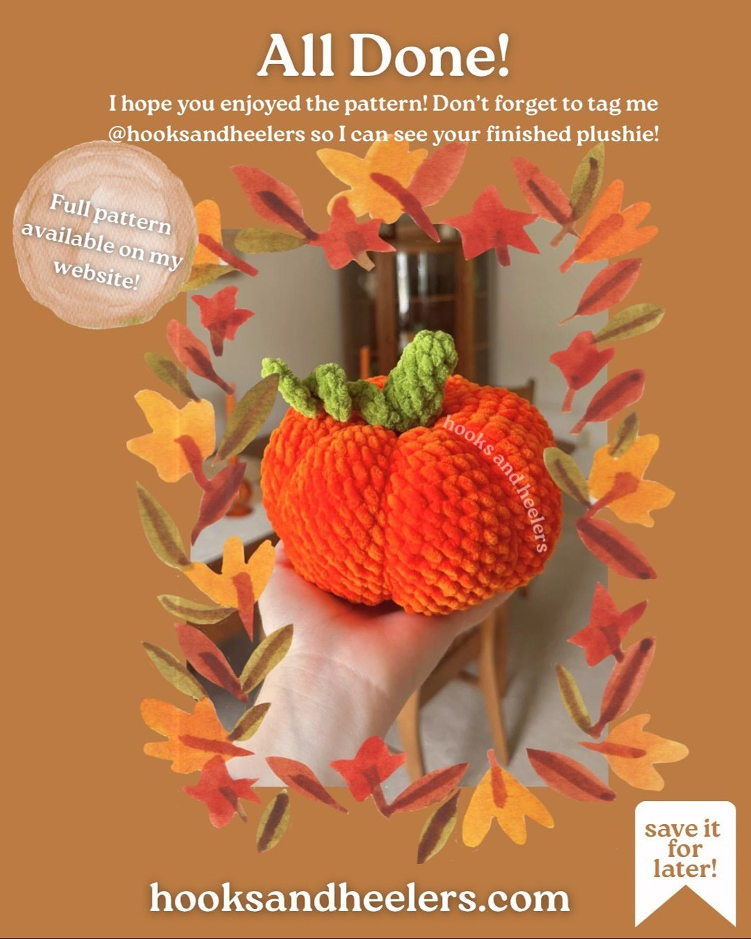 Create Your Own Classic Crochet Pumpkin with This Free Pattern