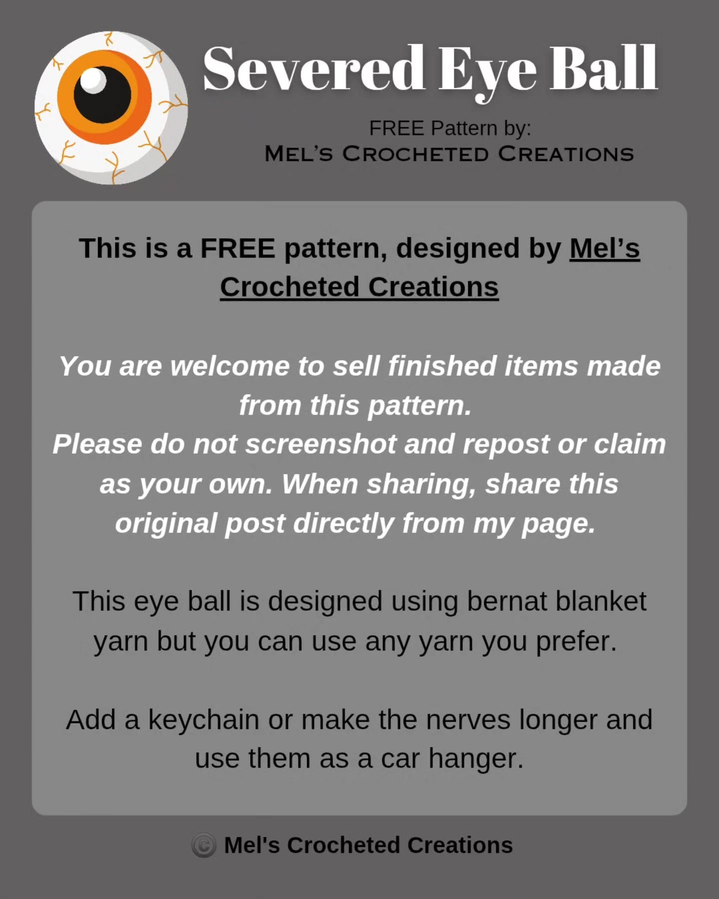 Create Your Own Crocheted Severed Eyeball with This Free Pattern