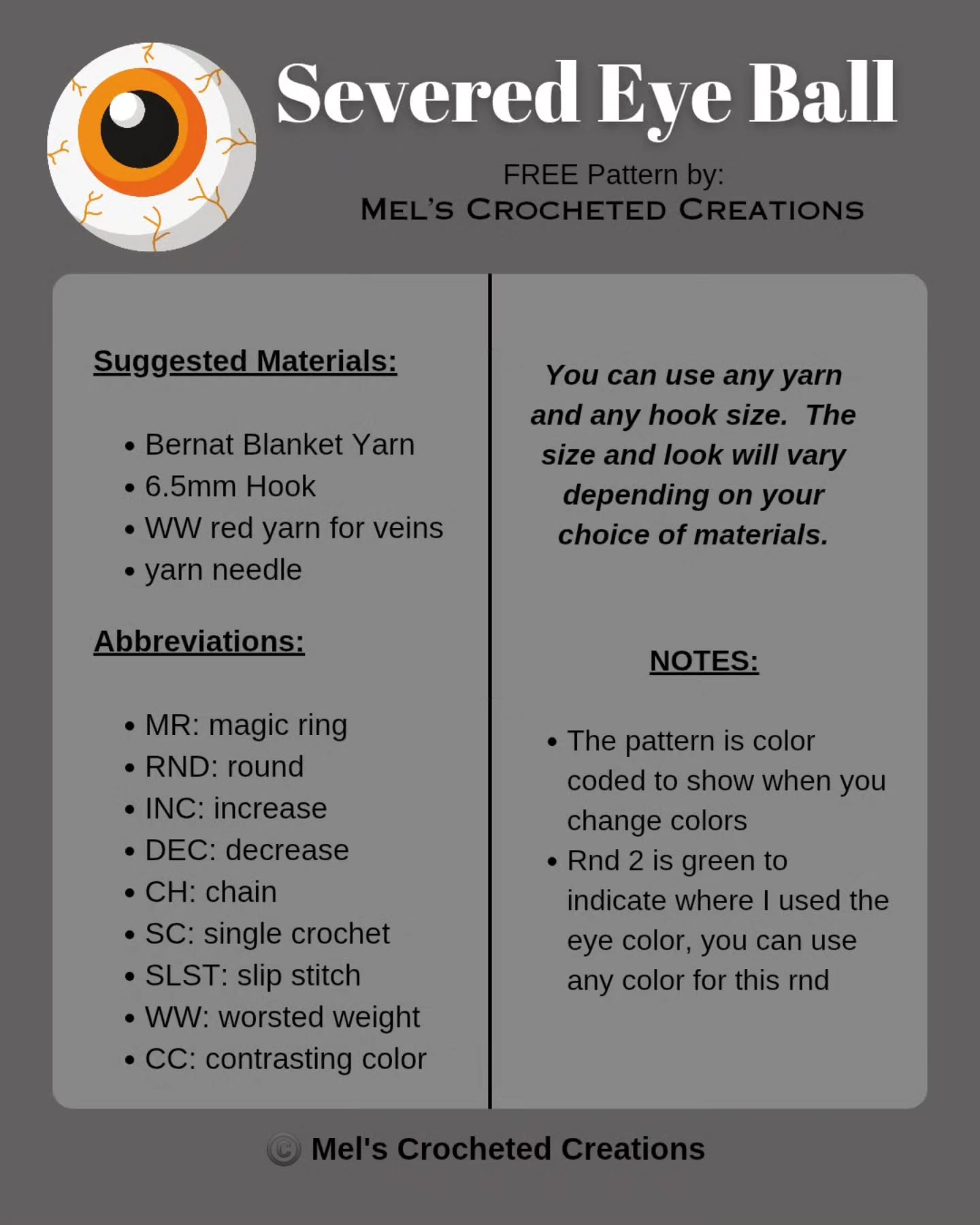 Create Your Own Crocheted Severed Eyeball with This Free Pattern