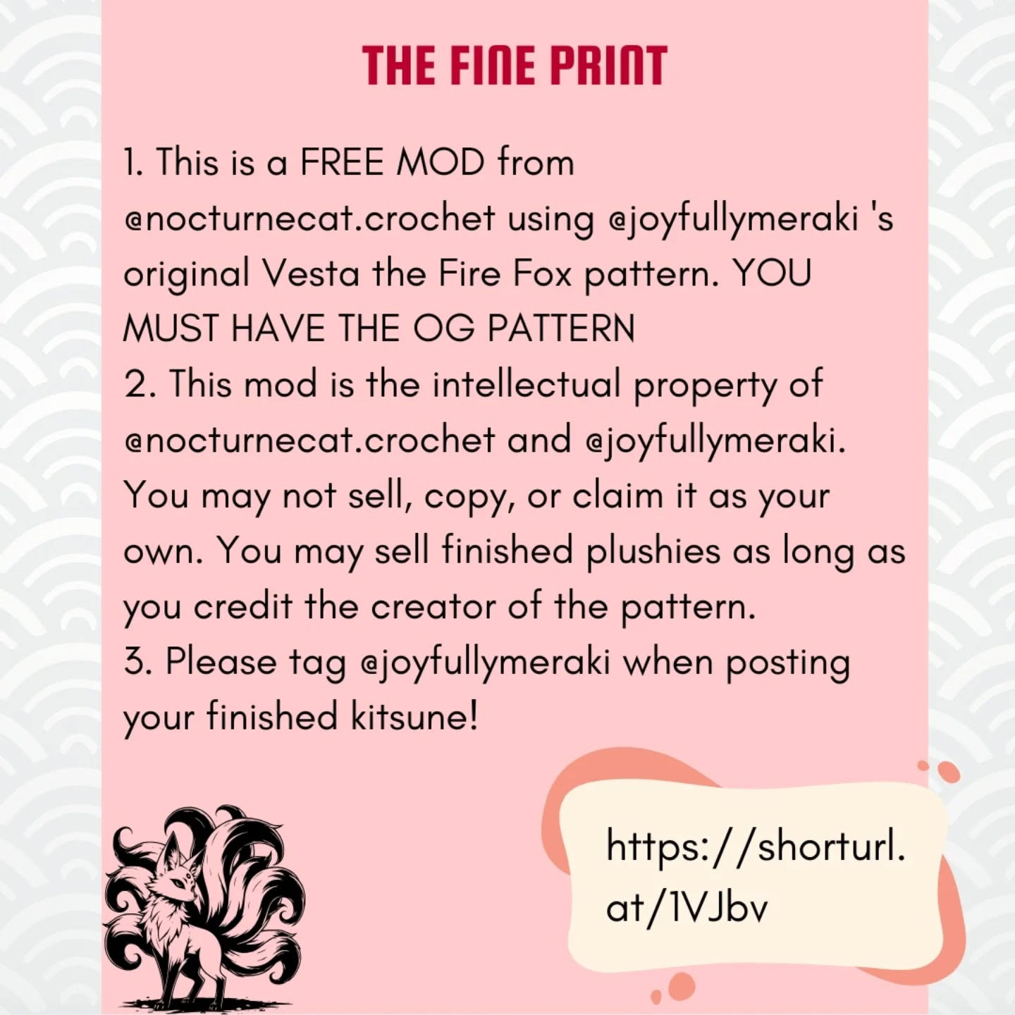Create Your Own Reiko the Kitsune with This Free Crochet Pattern