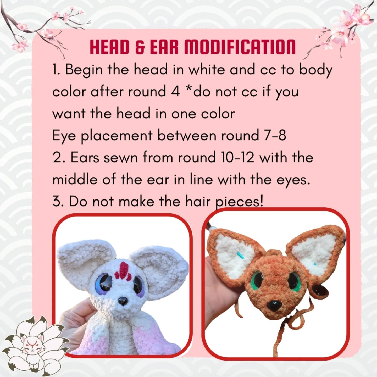 Create Your Own Reiko the Kitsune with This Free Crochet Pattern