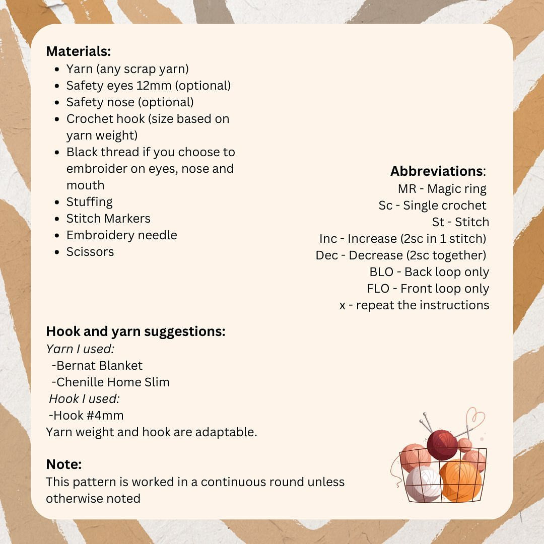 Create Your Own Scrap Yarn Buddy with This Free Crochet Pattern