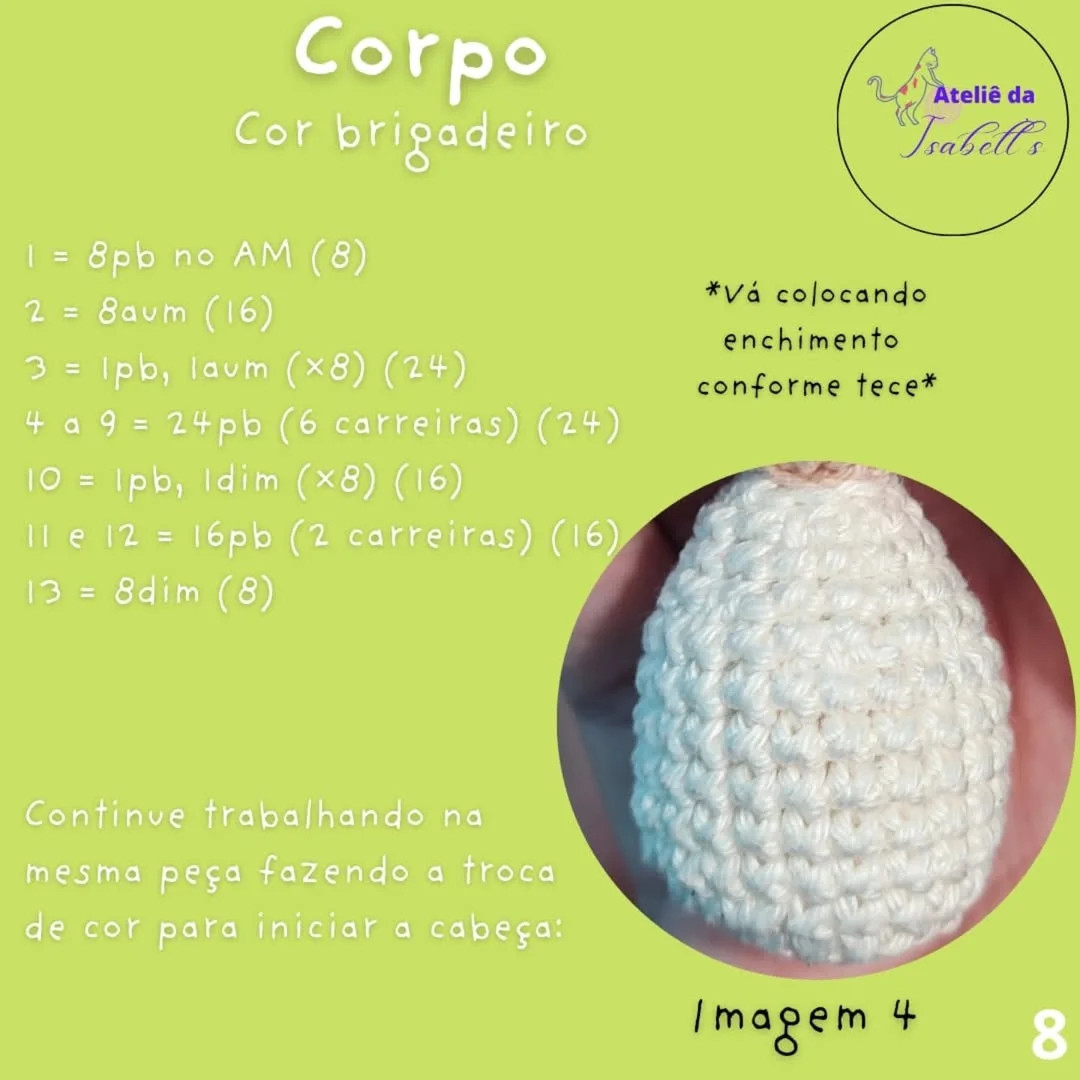 Criando Pingente de Nossa Senhora Aparecida em Crochê