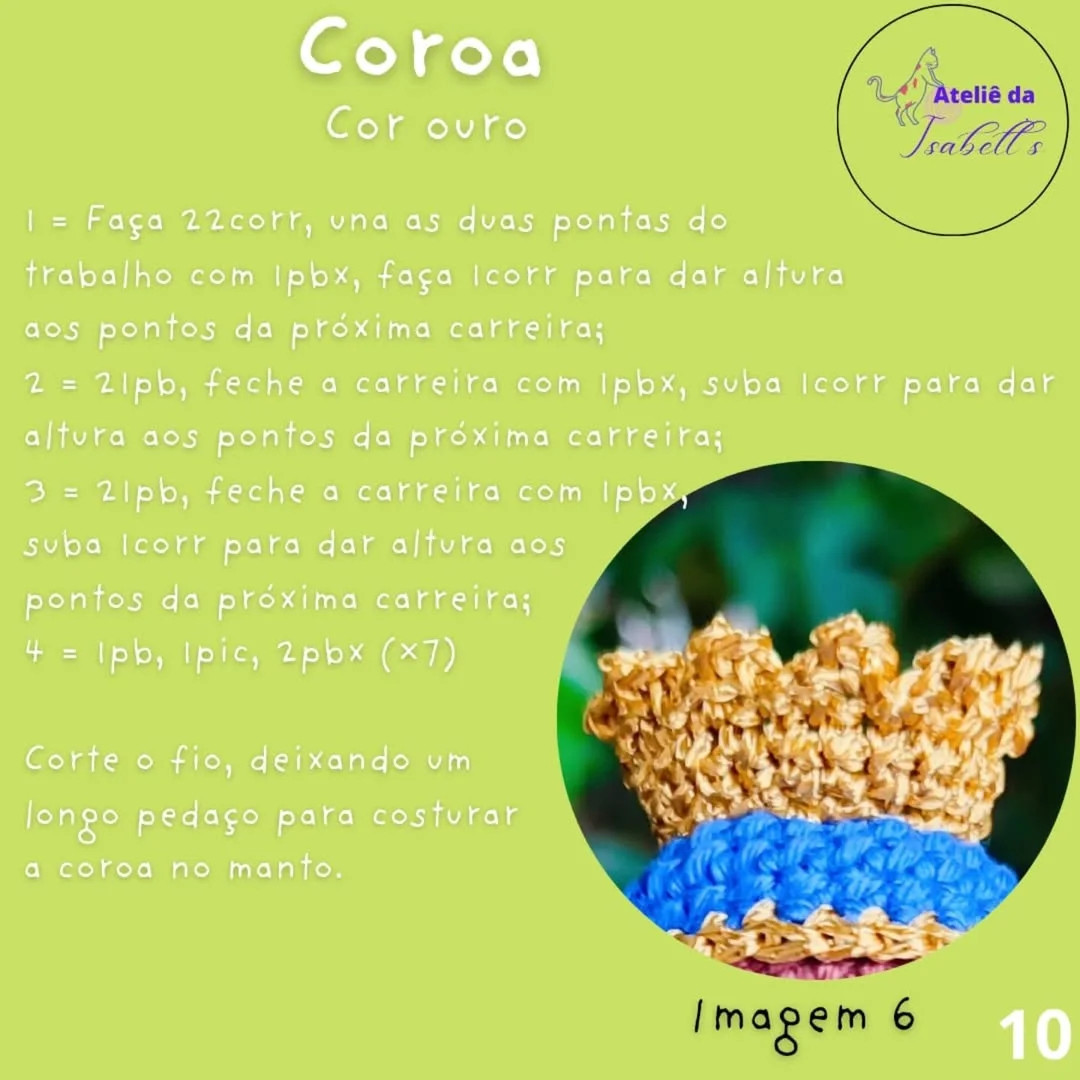 Criando Pingente de Nossa Senhora Aparecida em Crochê