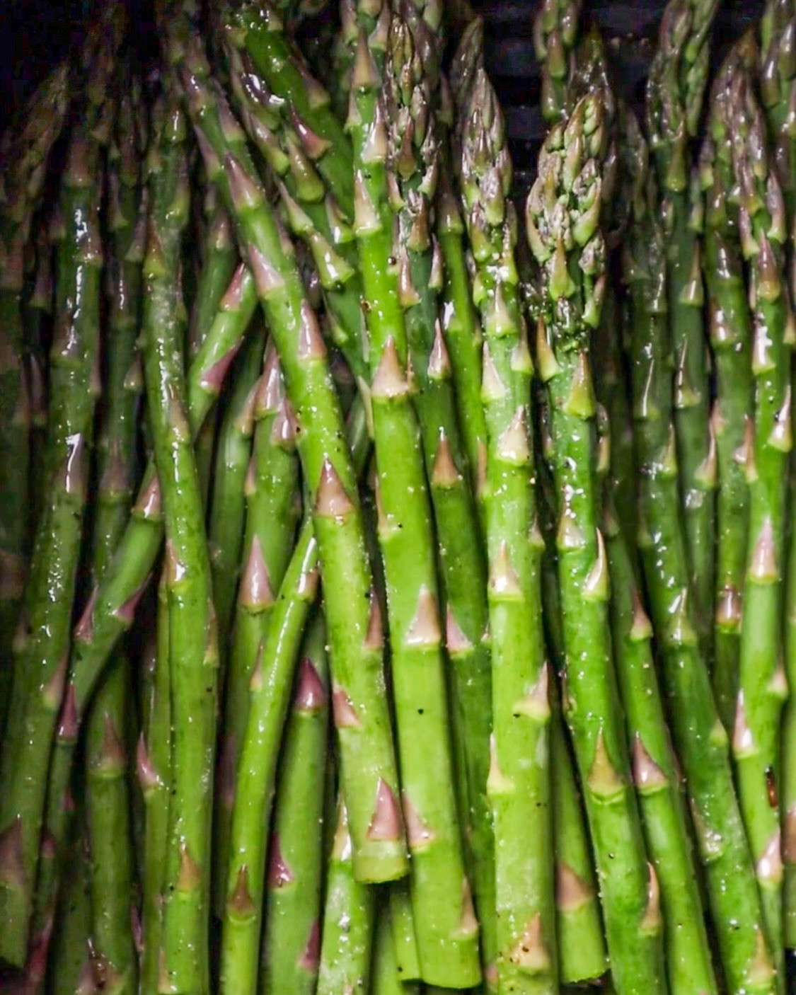 Crispy Air-Fried Asparagus with Parmesan Zest