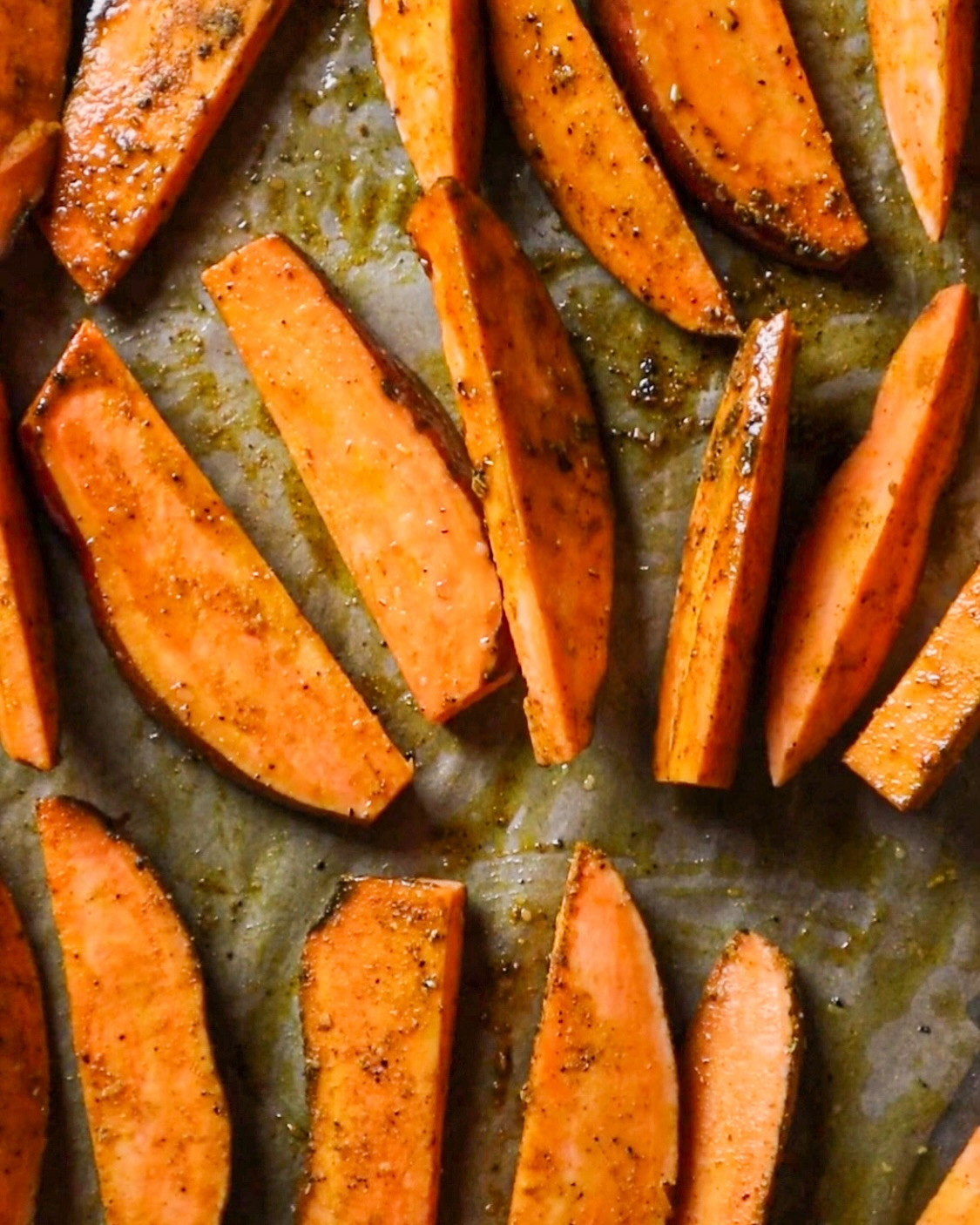 Crispy Curry Sweet Potato Wedges with Cool Yogurt Dip