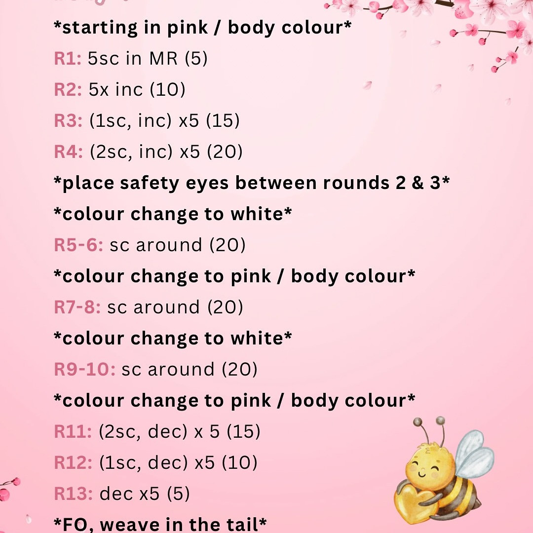 Crochet a Cute Bumblebee with This Free Pattern