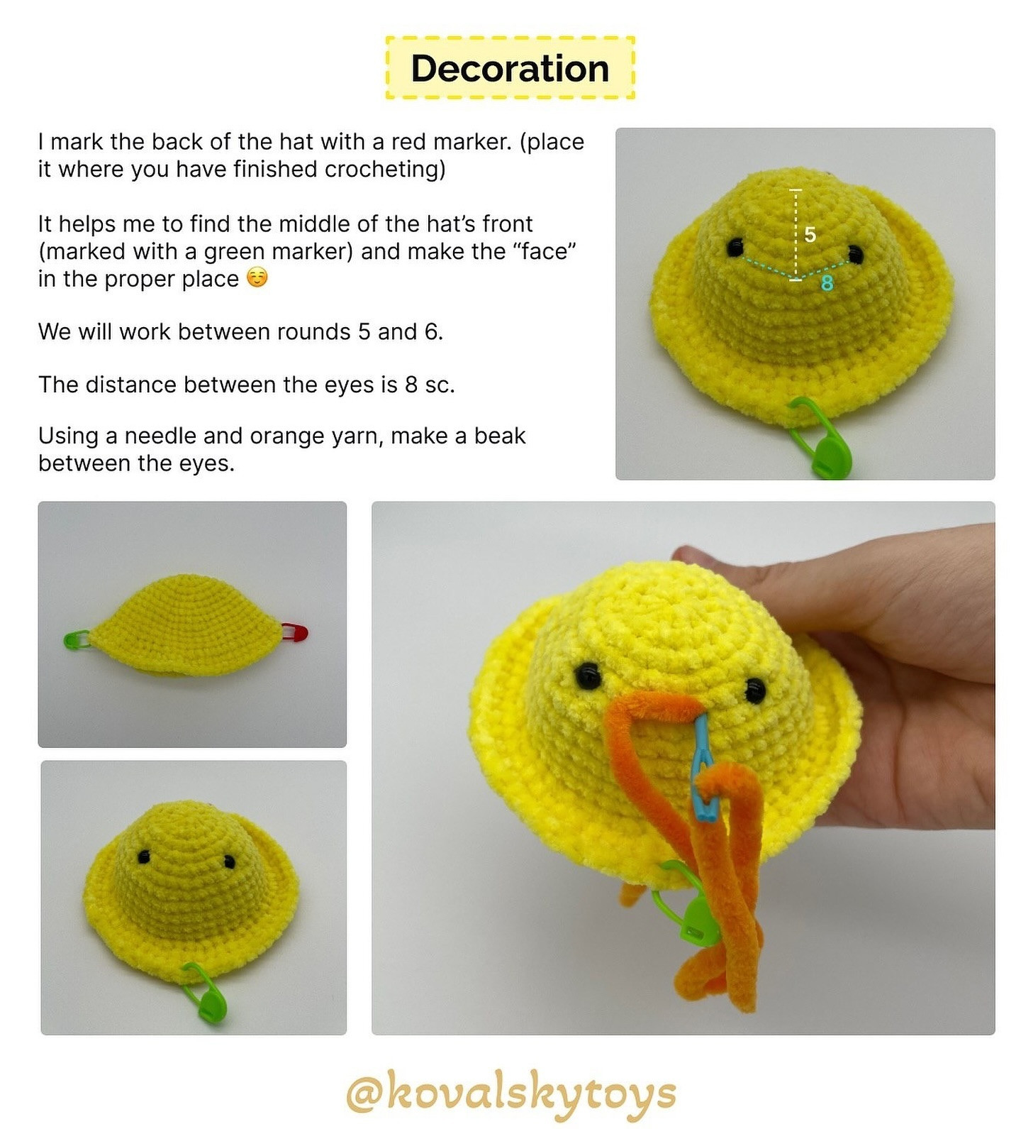 Crochet a Cute Duck Hat with This Free Pattern