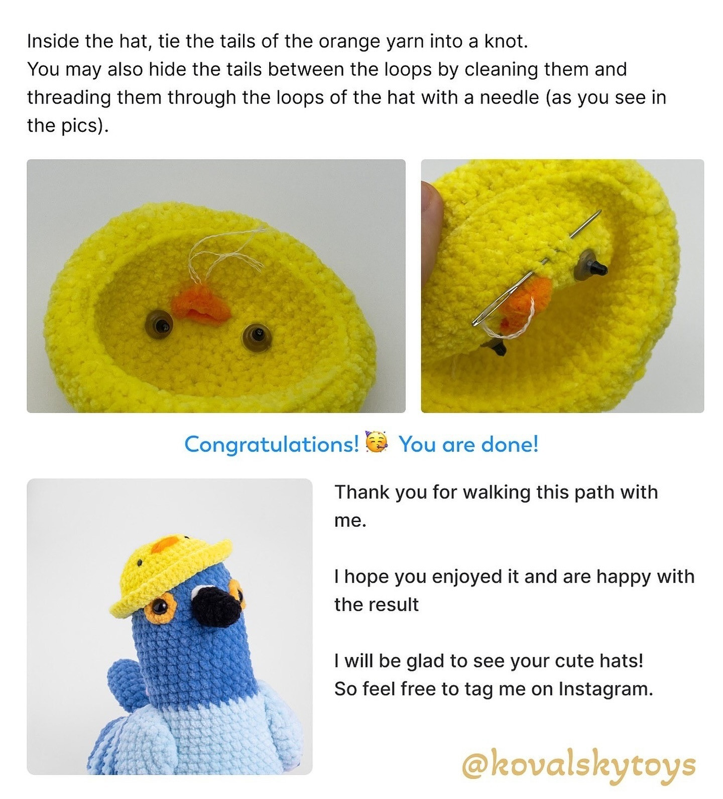 Crochet a Cute Duck Hat with This Free Pattern