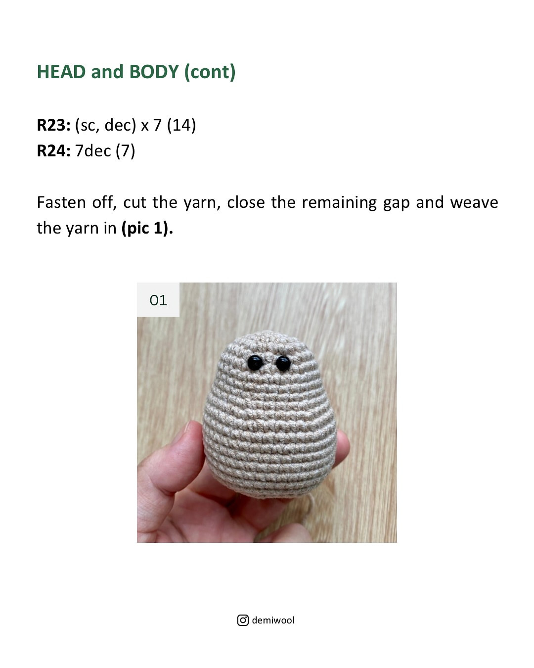 Crochet a Cute Kiwi Bird with This Free Pattern