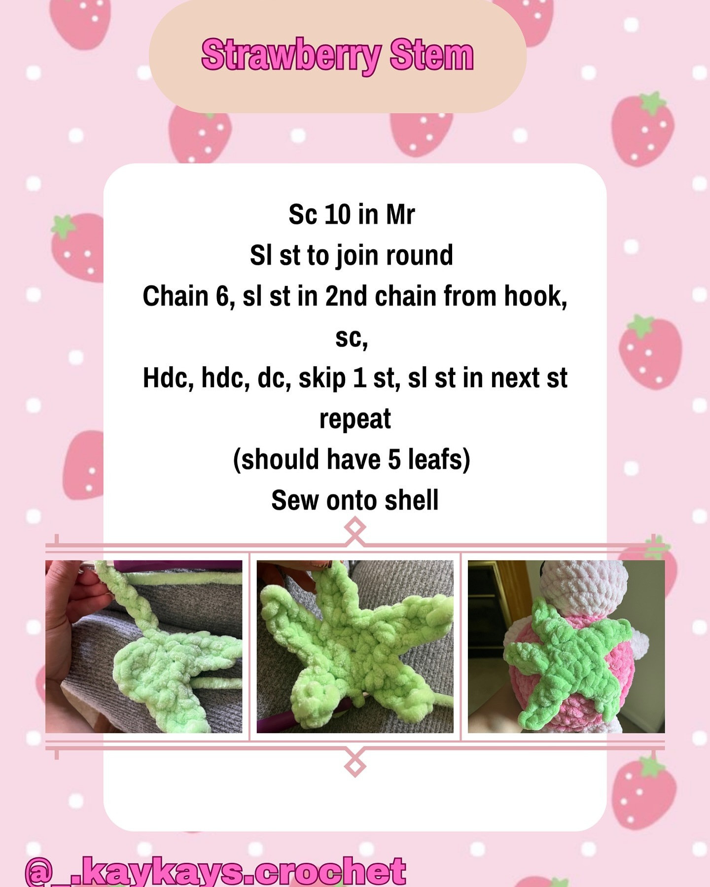 Crochet a Cute Strawberry Turtle with This Free Pattern