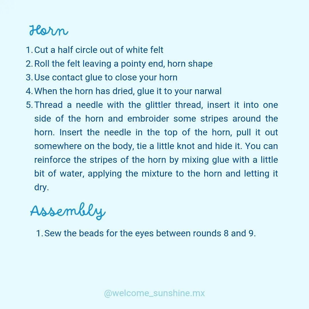 Crochet a Cute Tiny Narwhal with This Free Pattern