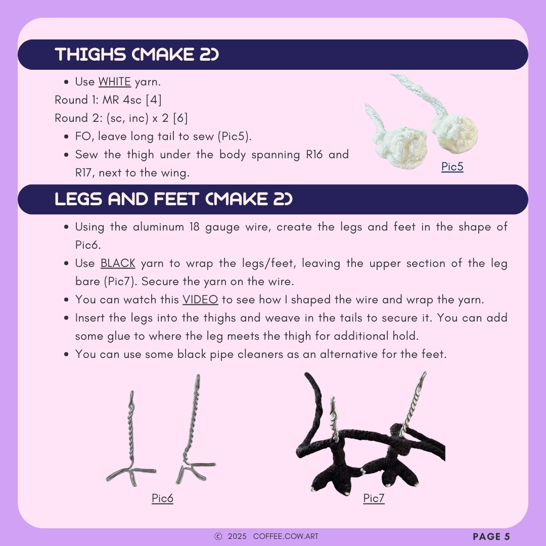 Crochet a Stylish Magpie with Free Sussie Pattern