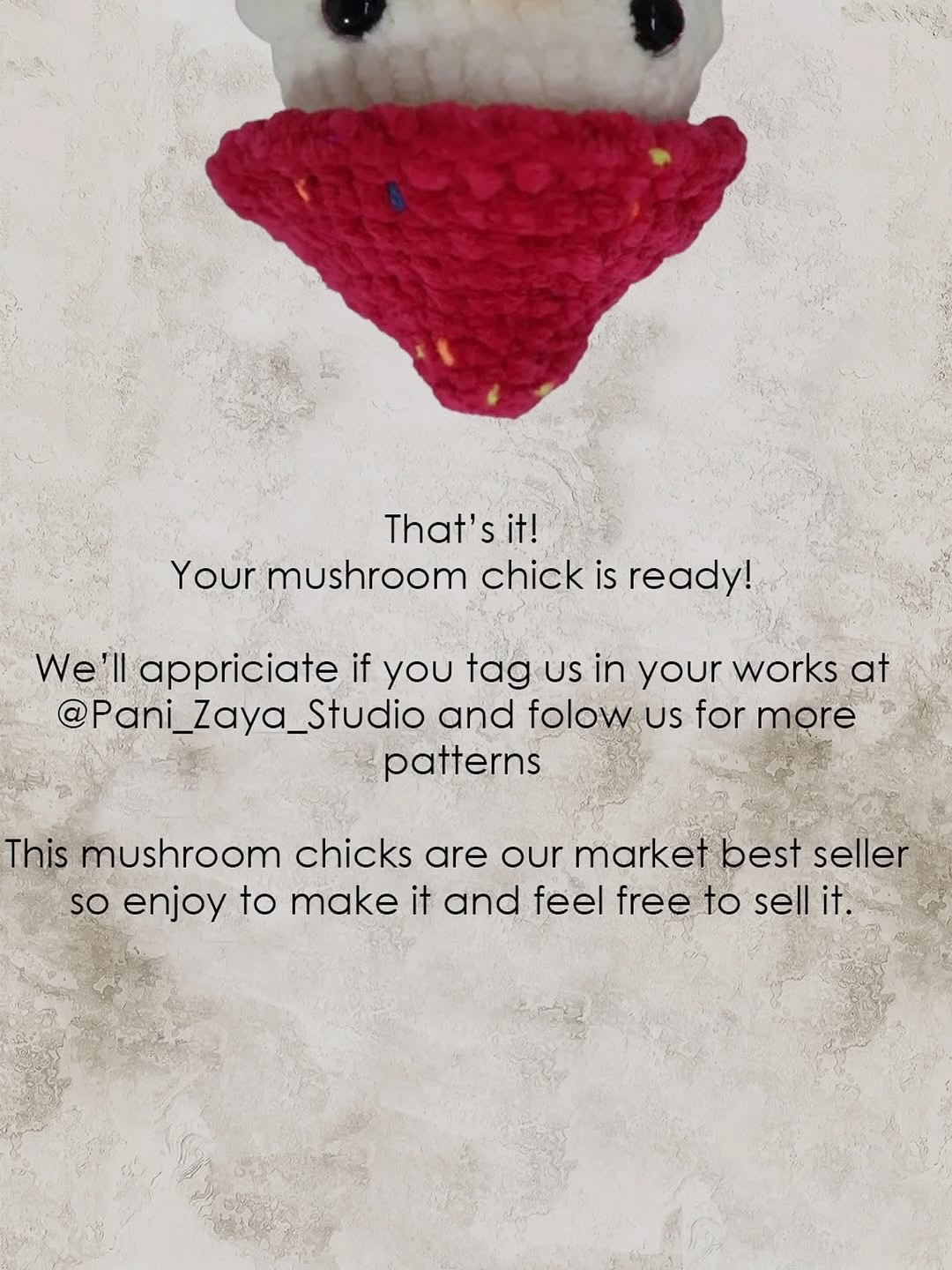 Crochet Adorable Mushroom Chicks with Free Pattern - No Sew Required