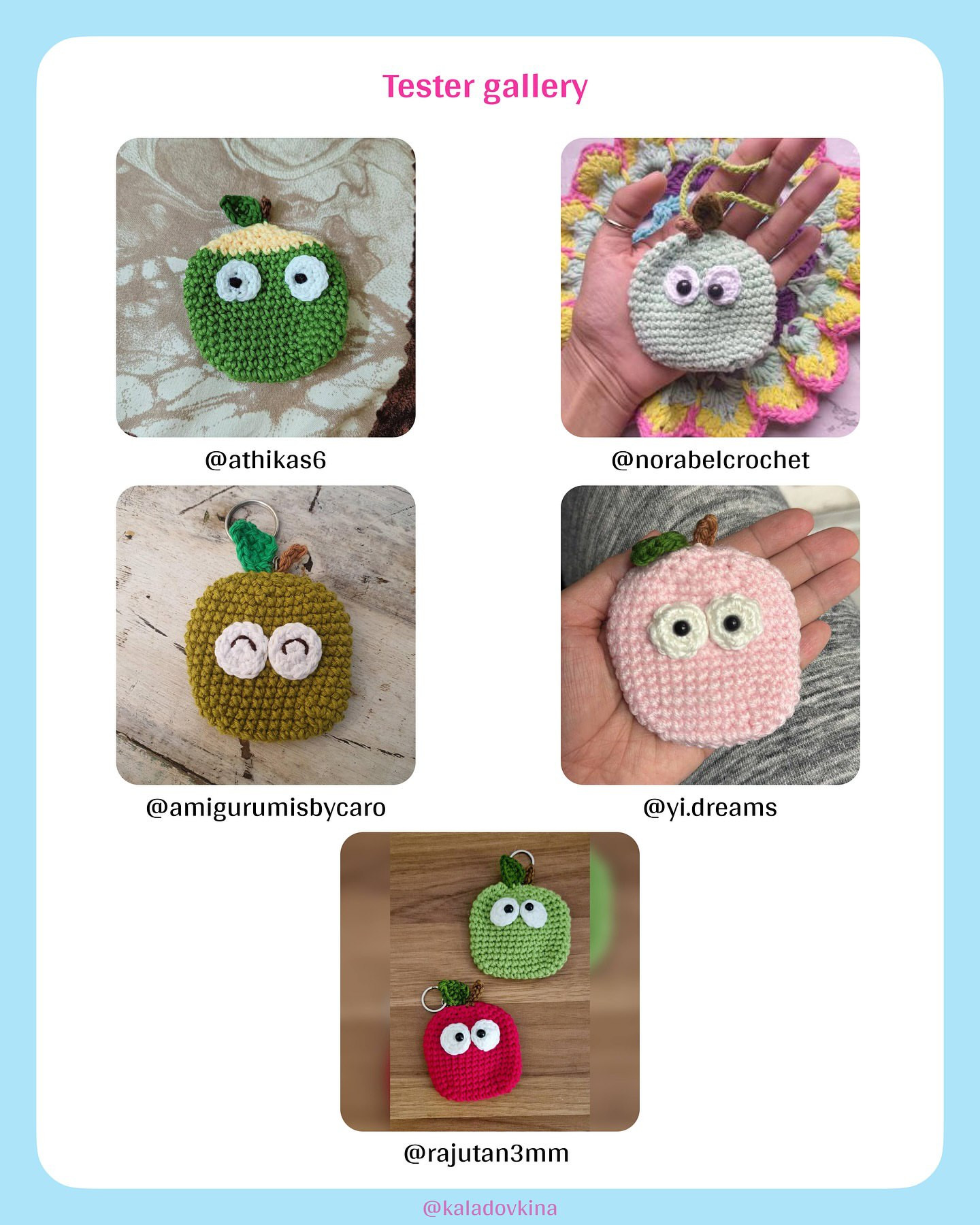 Crochet an Adorable Apple Huggy Pouch with This Easy Pattern