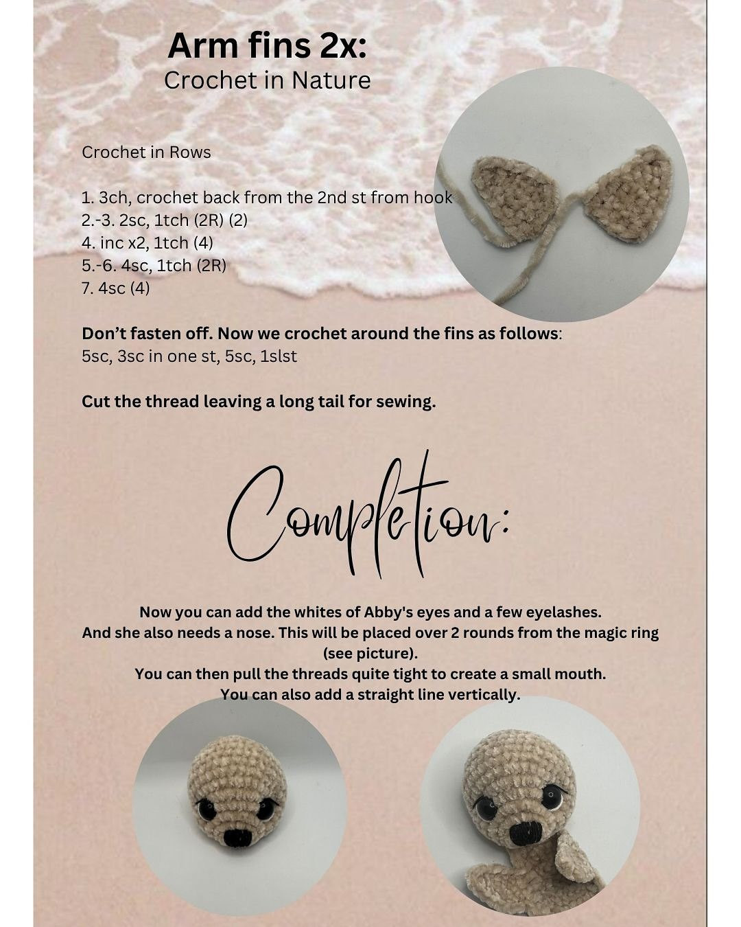 Crochet Baby Seals in a Cozy Basket Pattern