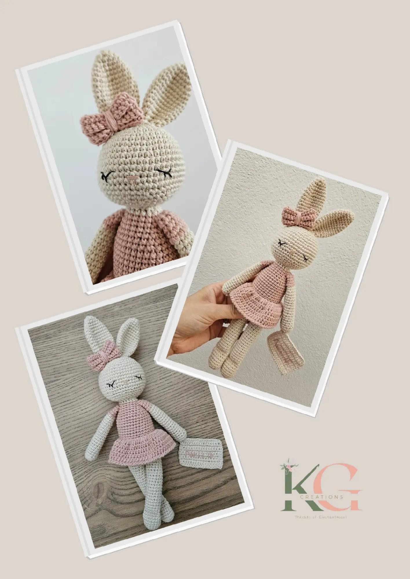 Crochet Ballerina Bunny Pattern for Beginners
