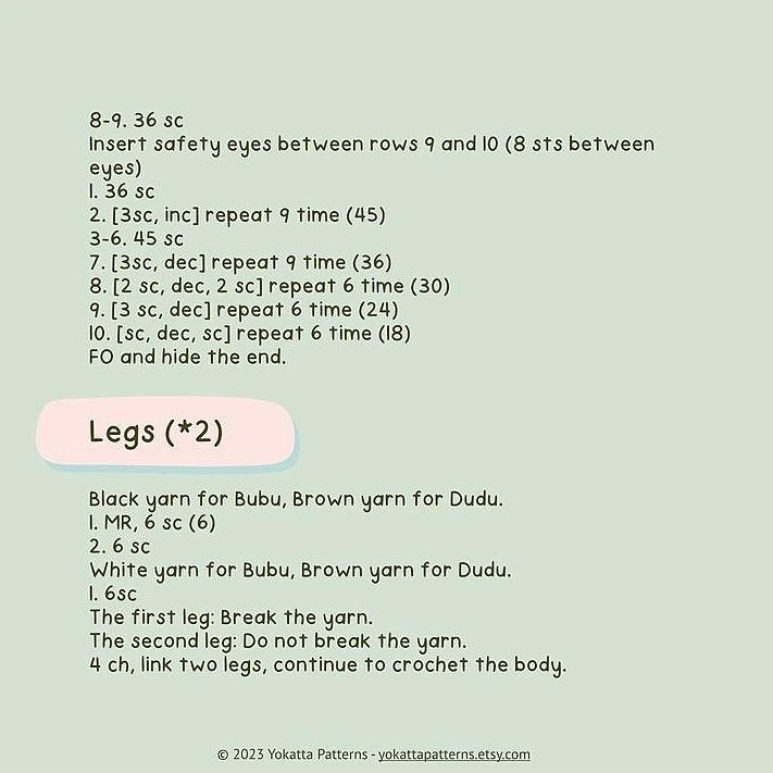 Crochet Bubu and Dudu Amigurumi: Free Pattern Guide