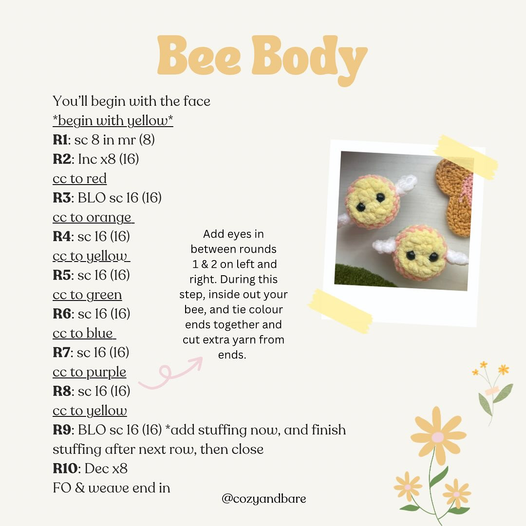 Crochet Bumblebee Pattern: Easy and Free for Beginners