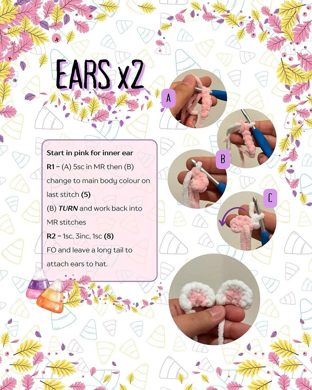 Crochet Candy Corn Mouse Pattern - Free and Adorable Design