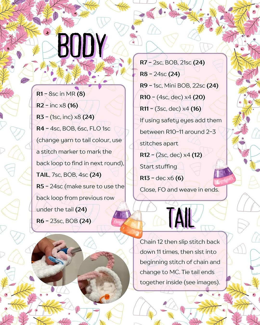 Crochet Candy Corn Mouse Pattern - Free and Adorable Design