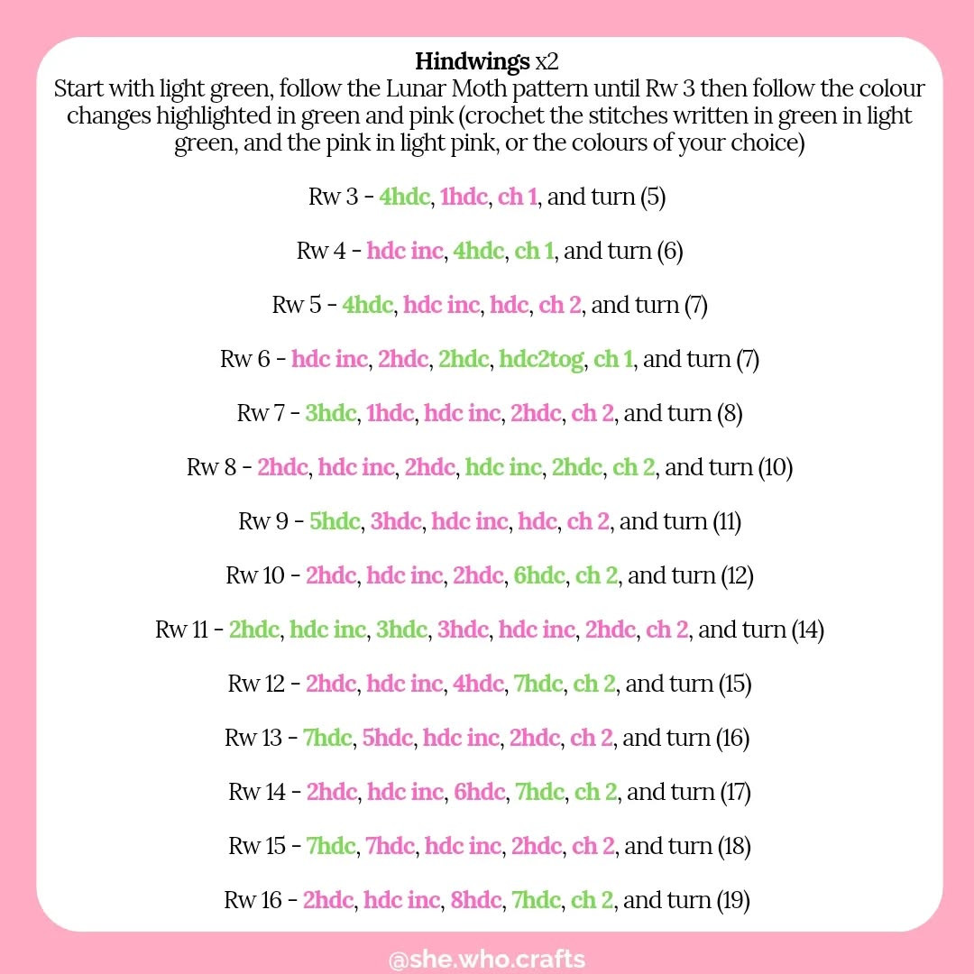 Crochet Chinese Moon Moth: A Colorful Yarn Creation