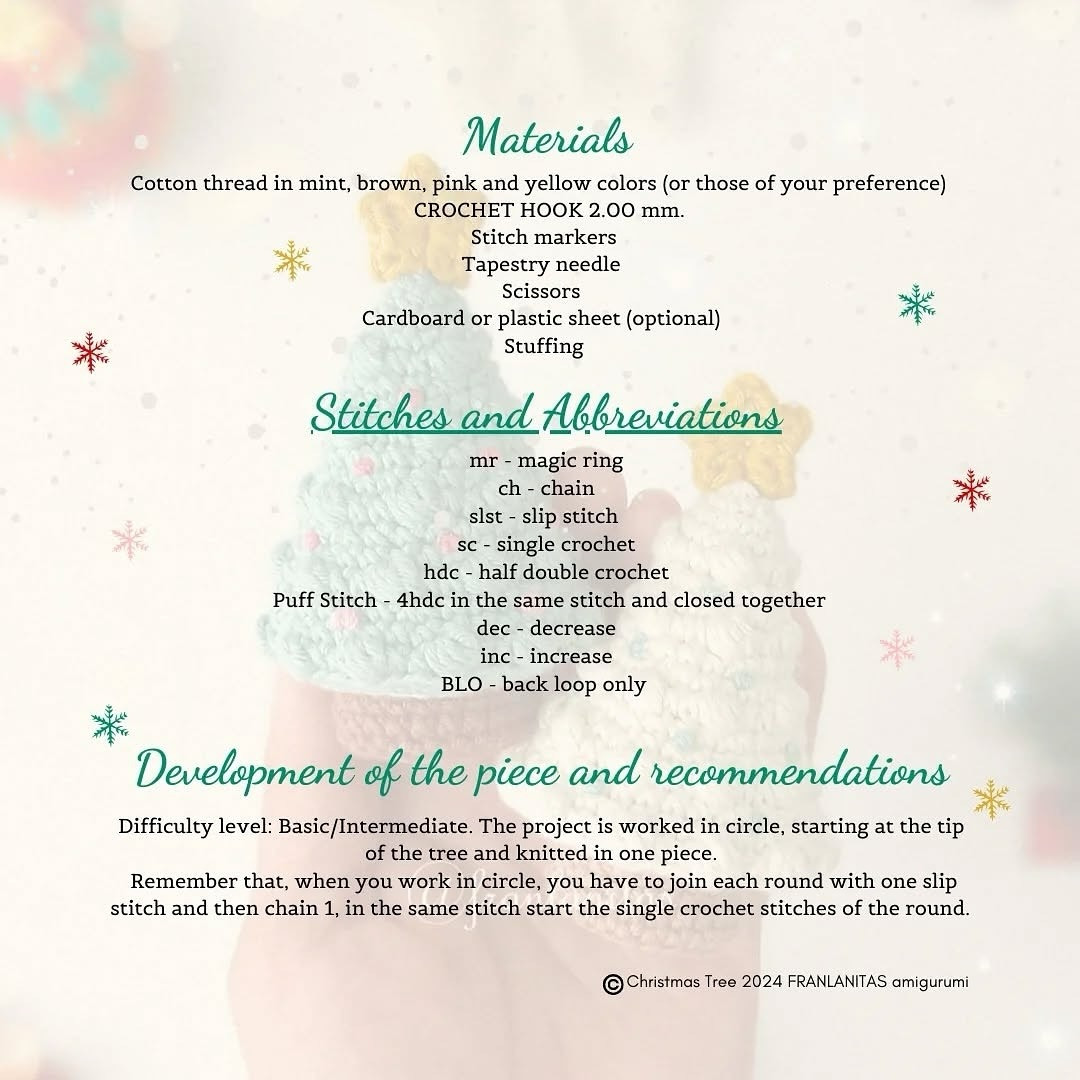 Crochet Christmas Tree Pattern for Festive Holiday Decor