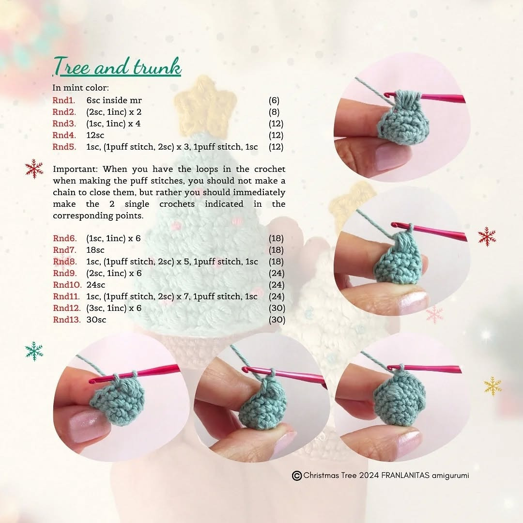 Crochet Christmas Tree Pattern for Festive Holiday Decor