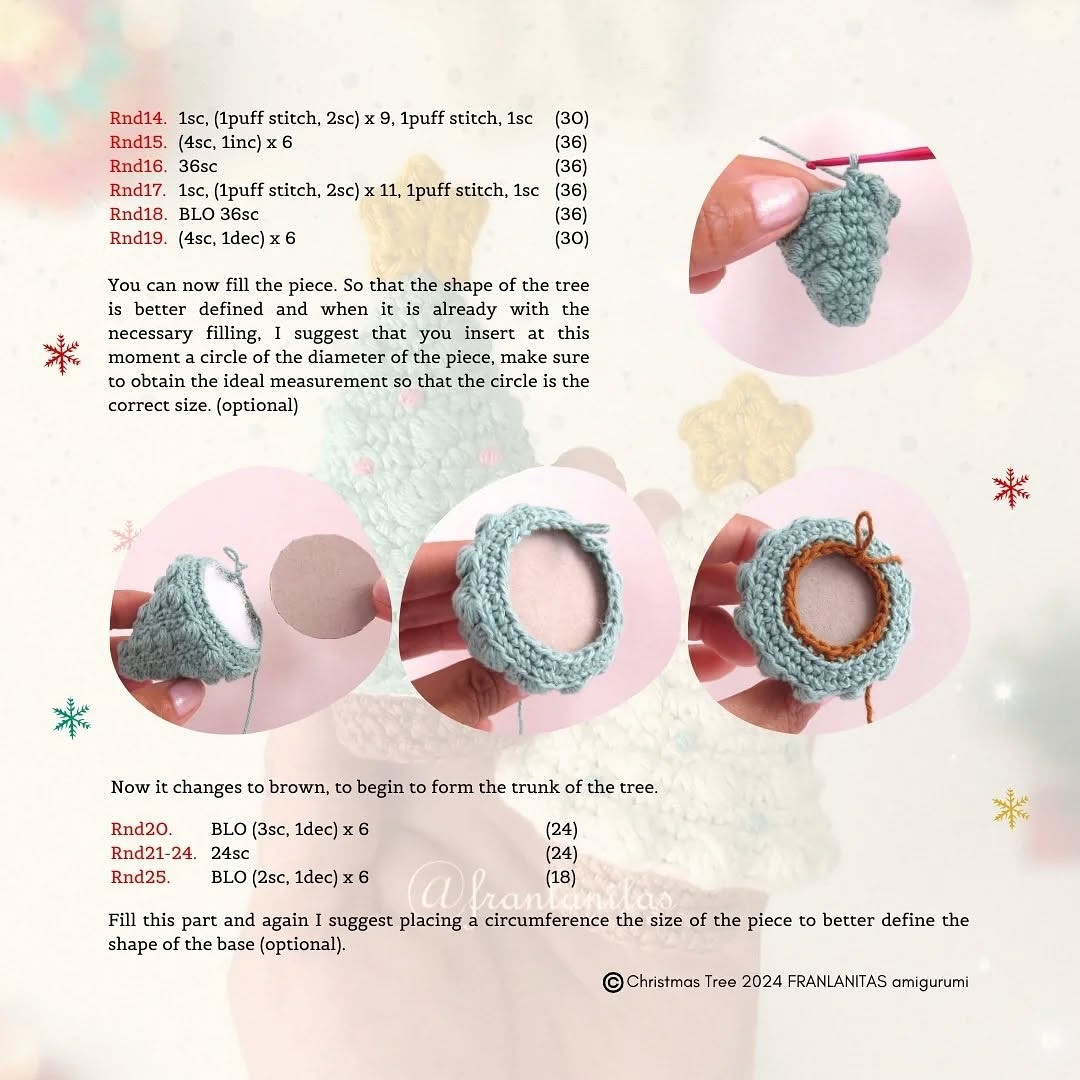 Crochet Christmas Tree Pattern for Festive Holiday Decor