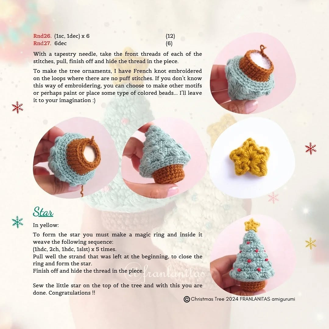 Crochet Christmas Tree Pattern for Festive Holiday Decor