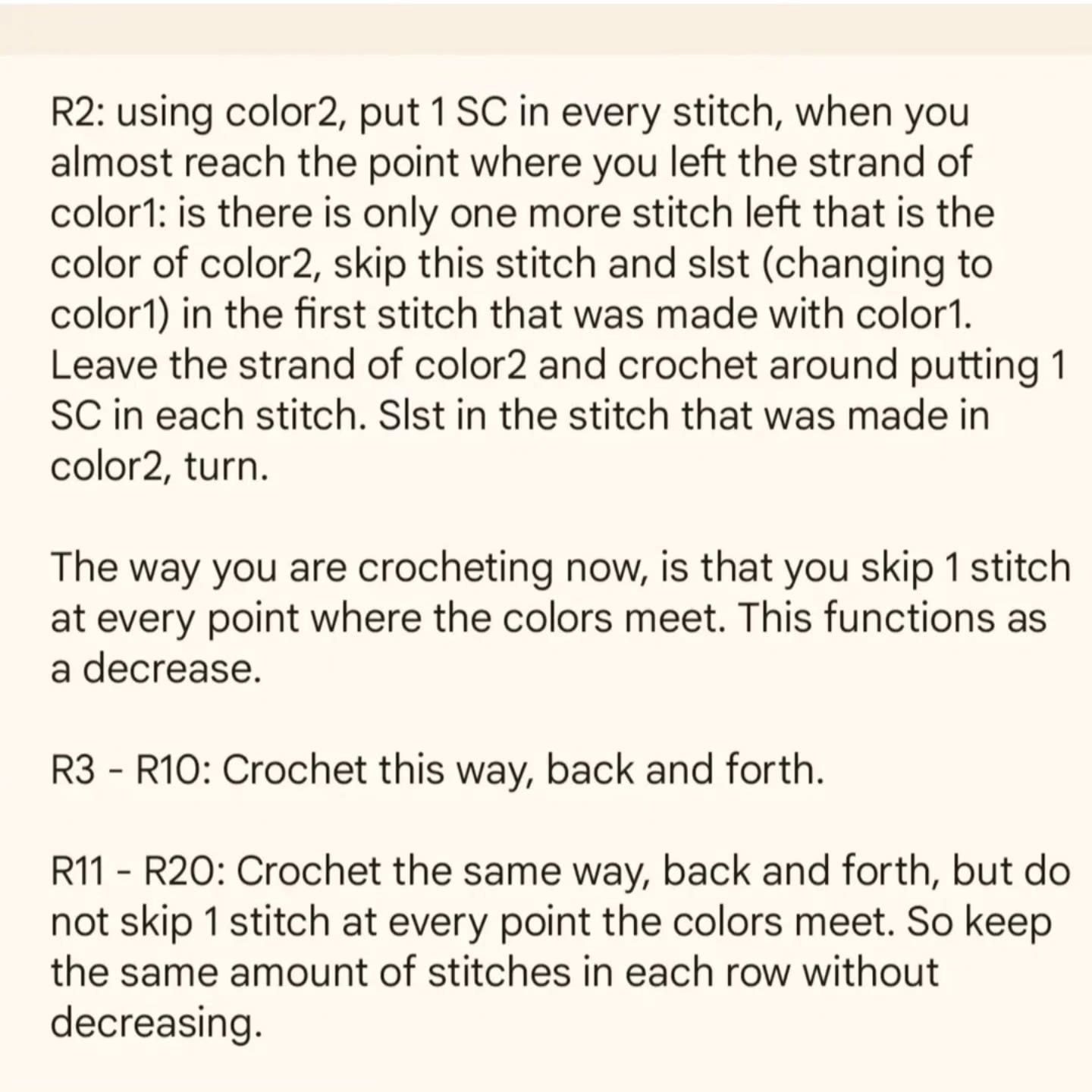 Crochet Color Block Bag Pattern for Beginners