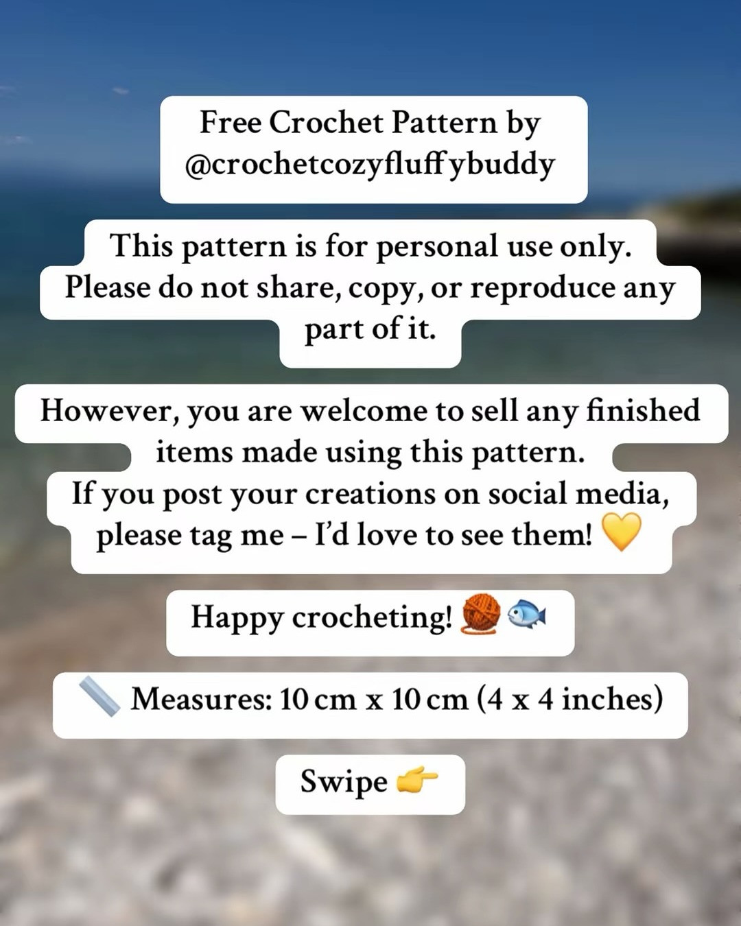 Crochet Cute Bubble Fish Pattern for Beginners