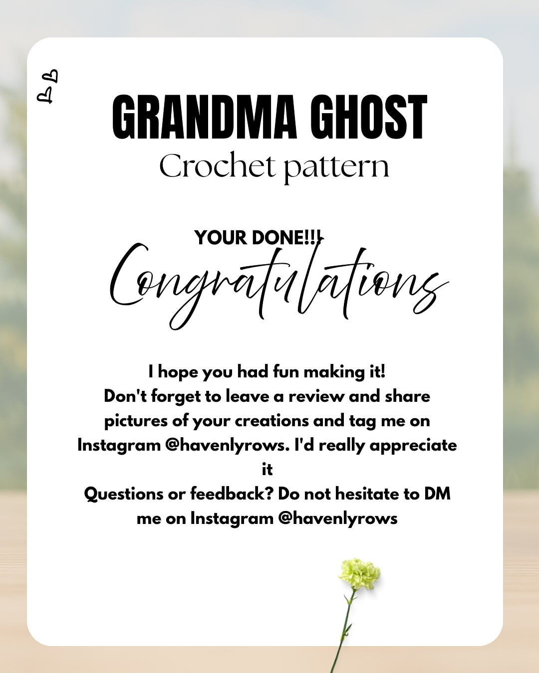 Crochet Cute Ghost Grandma Amigurumi for Halloween Fun