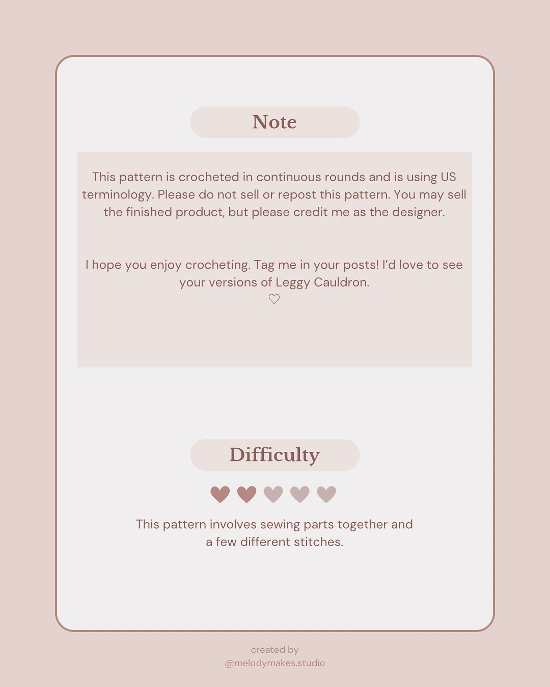 Crochet Cute Leggy Cauldrons for Halloween Decor