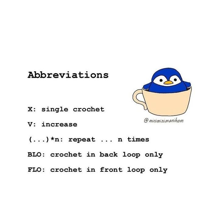 Crochet Cute Penguin Amigurumi in a Cup Free Pattern