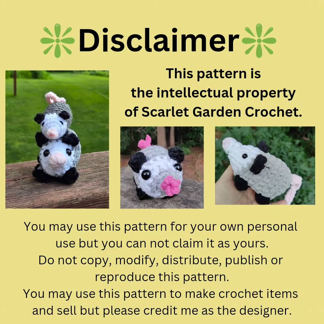Crochet Cute Possum Pattern for Easy Crafting Fun