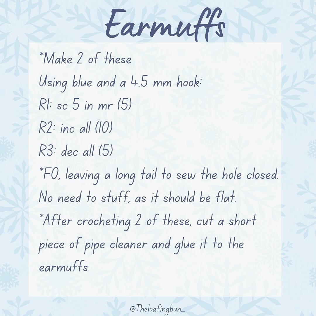 Crochet Cute Winter Bird Accessories Free Pattern