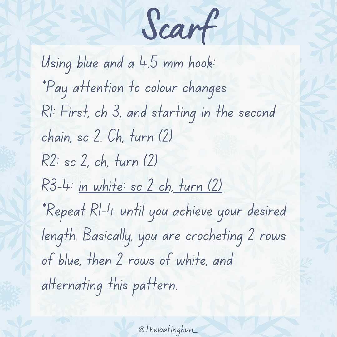 Crochet Cute Winter Bird Accessories Free Pattern