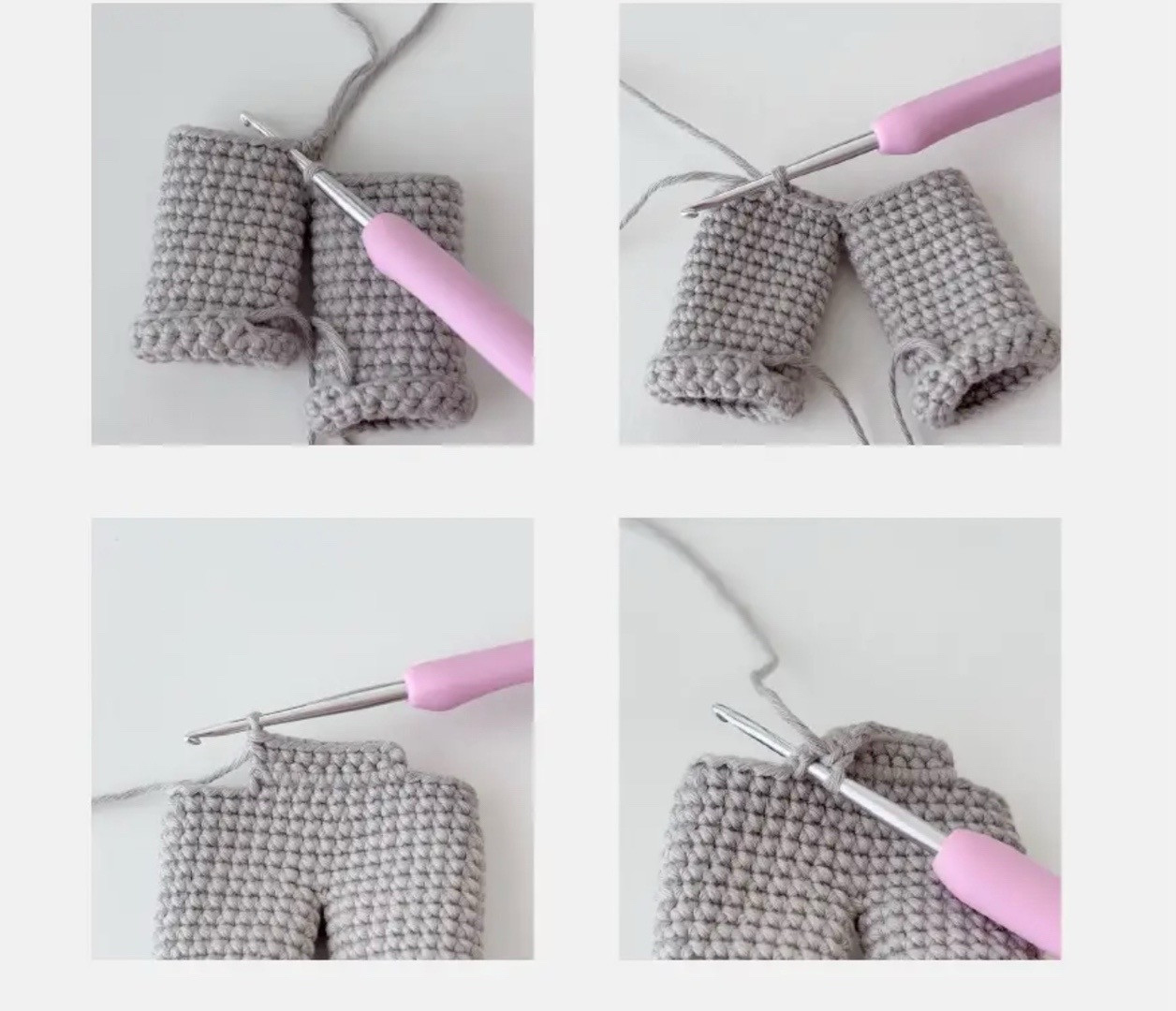 Crochet Doll with Koala Outfit and Teddy Bear Accessory