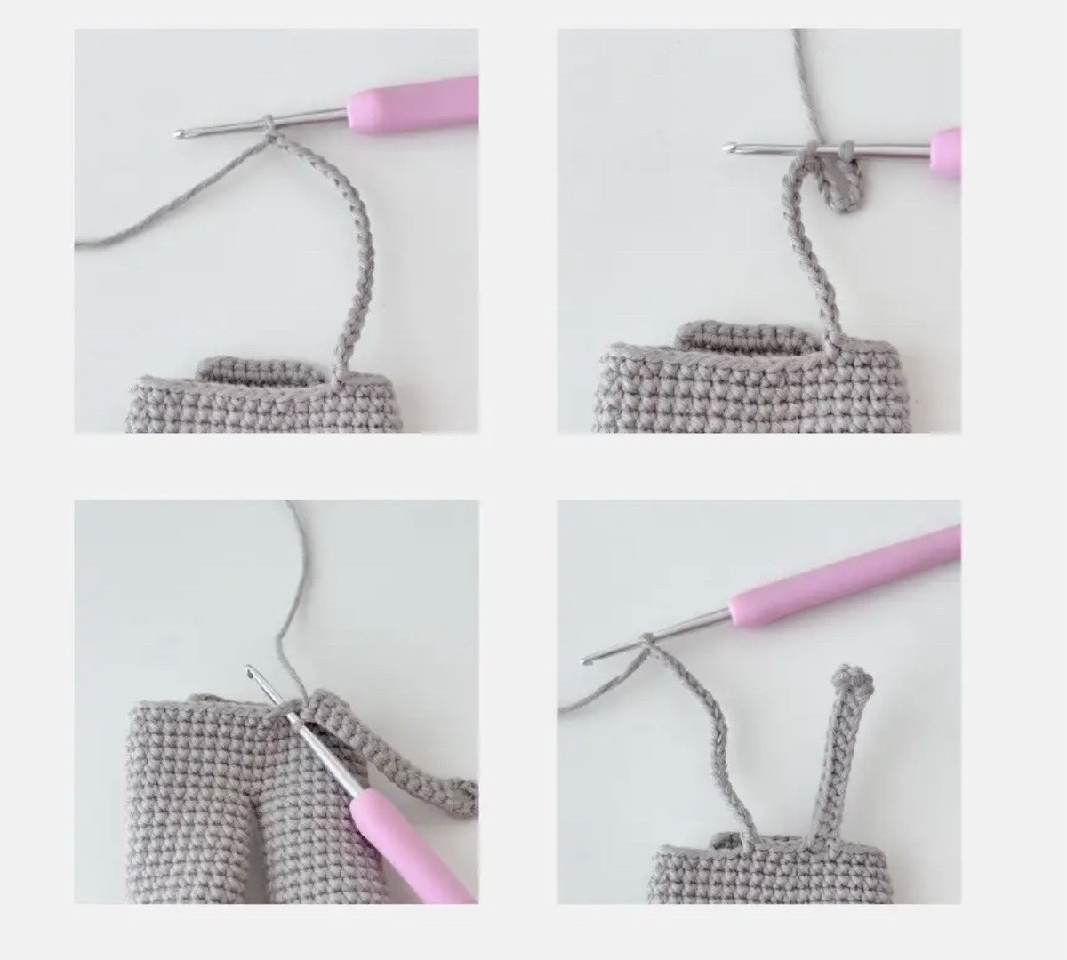 Crochet Doll with Koala Outfit and Teddy Bear Accessory