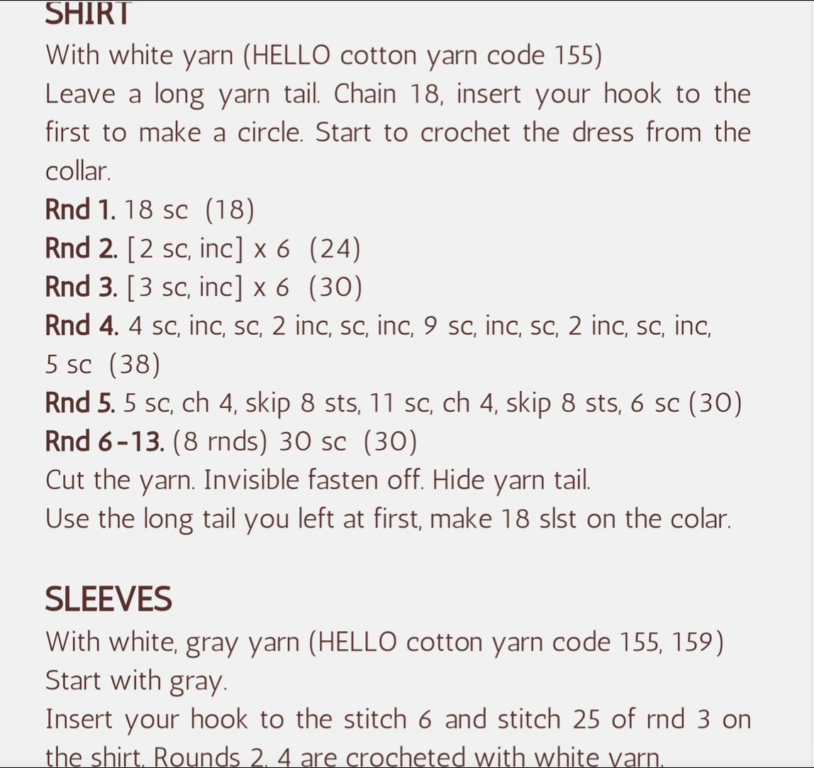 Crochet Doll with Koala Outfit and Teddy Bear Accessory