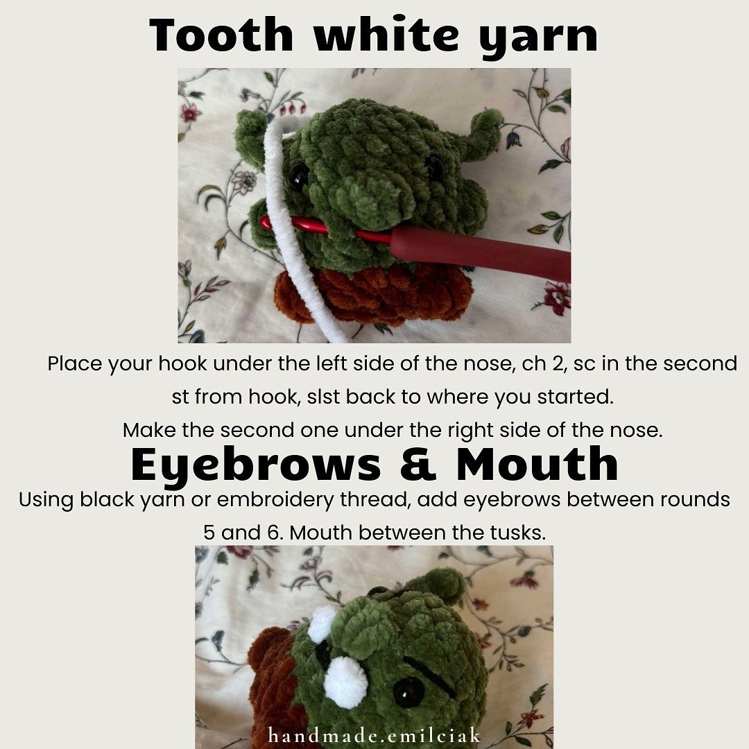 Crochet Grumbles the Orc: Free No-Sew Pattern Available