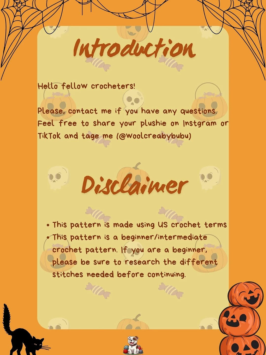 Crochet Halloween Pumpkin Free Pattern for Beginners