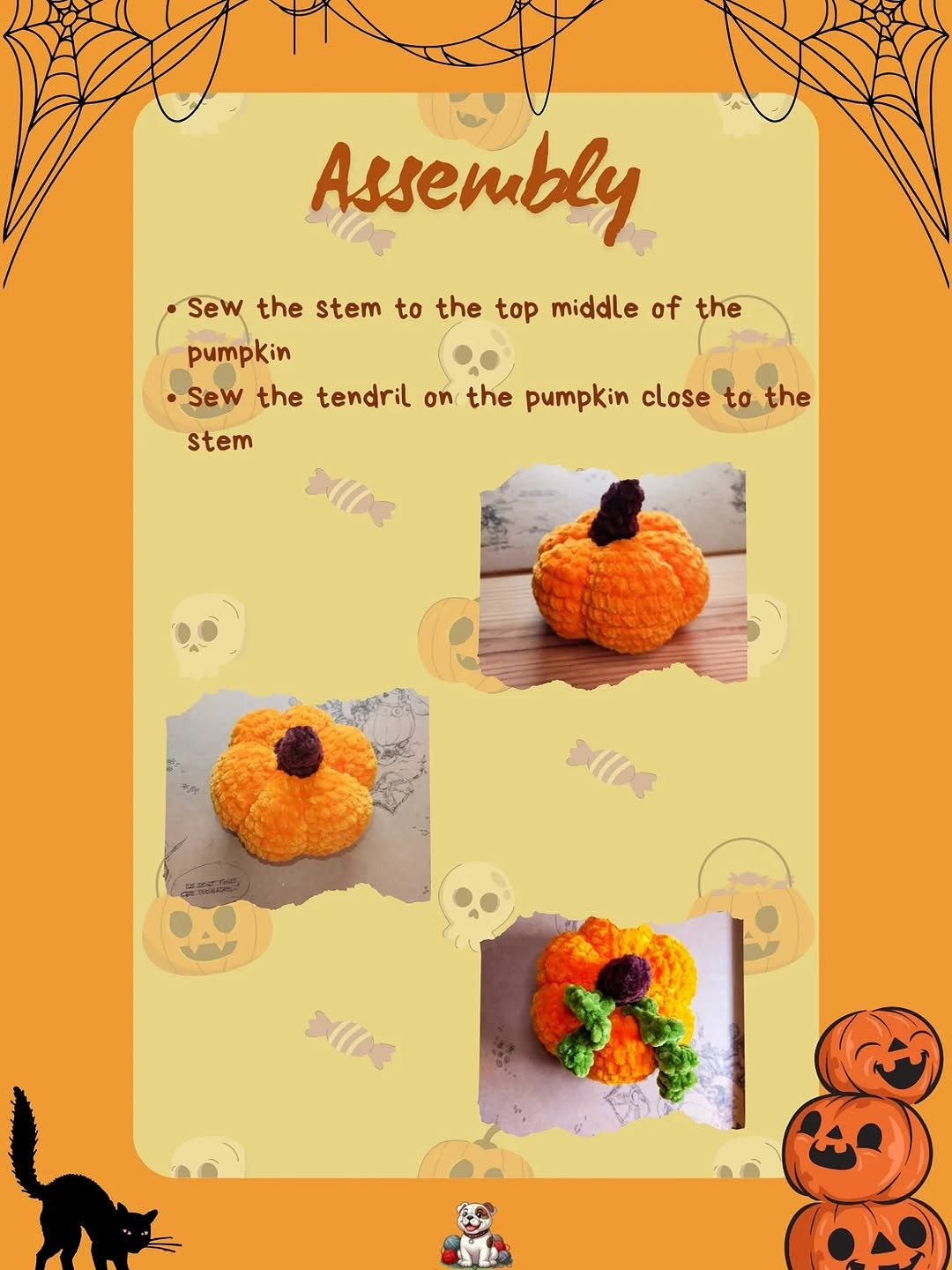 Crochet Halloween Pumpkin Free Pattern for Beginners