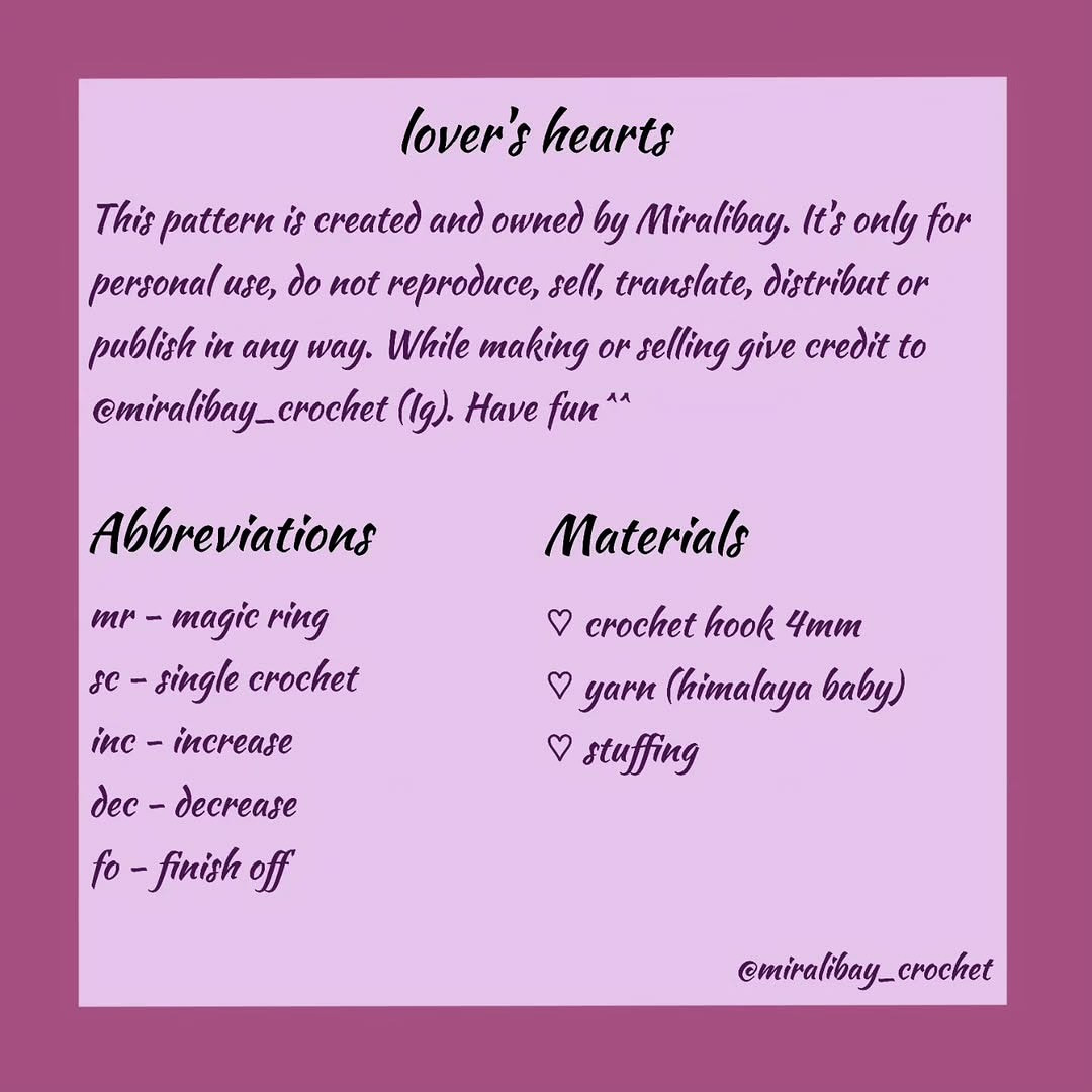 Crochet Heart Pattern for Beginners: Free and Easy to Follow