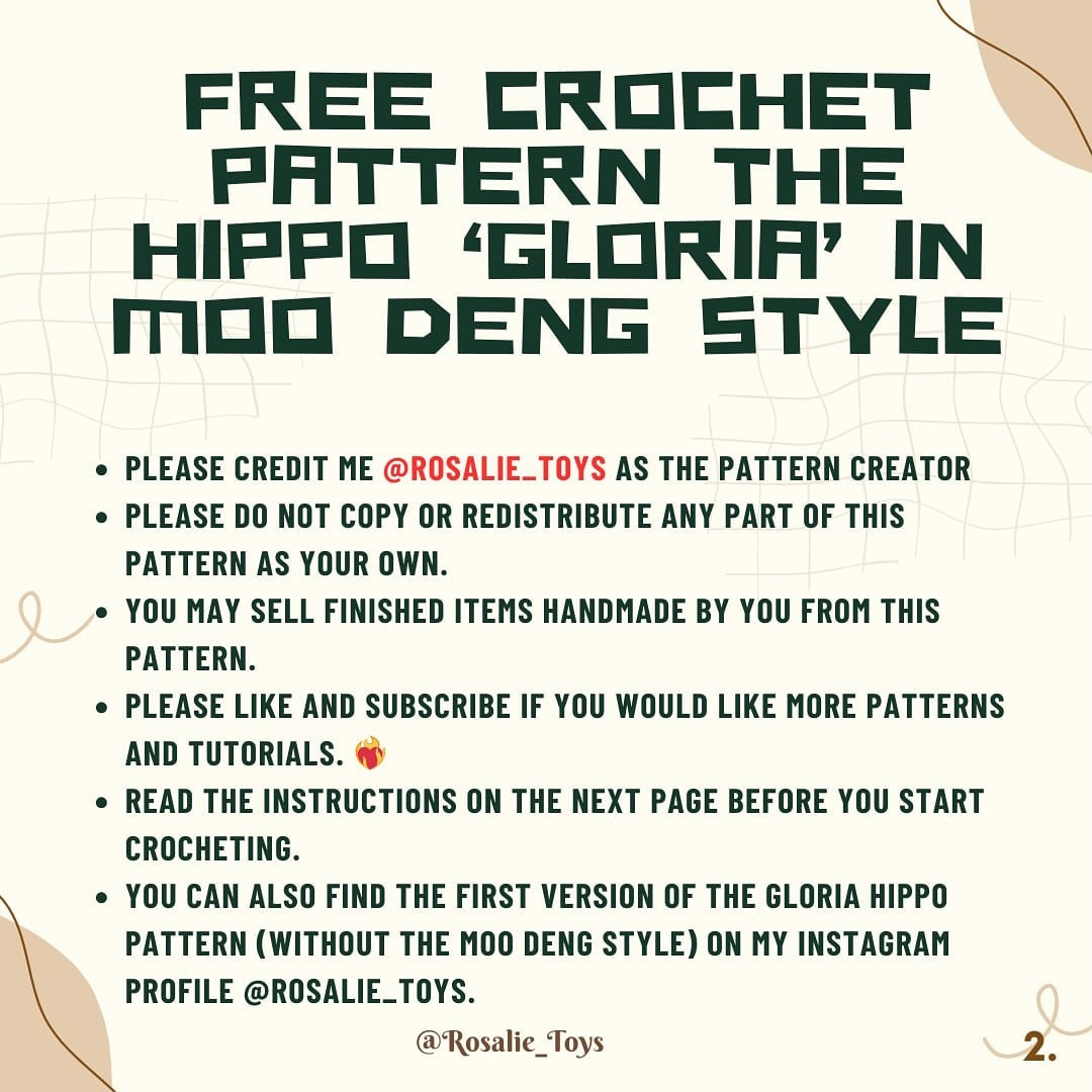 Crochet Hippo Pattern: Cute and Easy Amigurumi Toy Tutorial