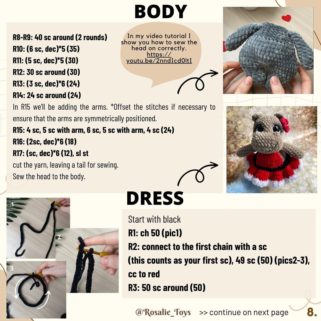 Crochet Hippo Pattern: Cute and Easy Amigurumi Toy Tutorial