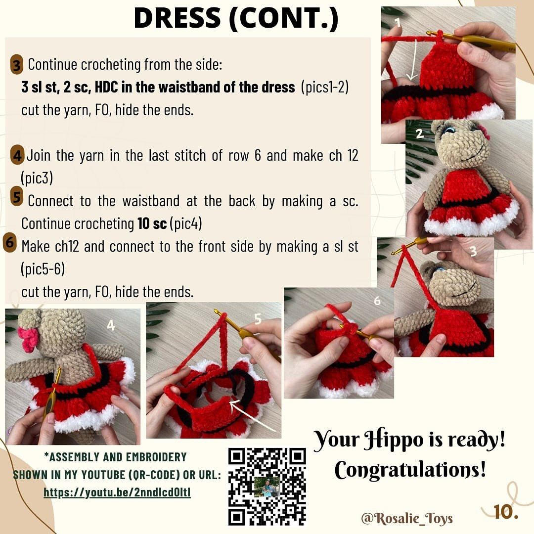 Crochet Hippo Pattern: Cute and Easy Amigurumi Toy Tutorial