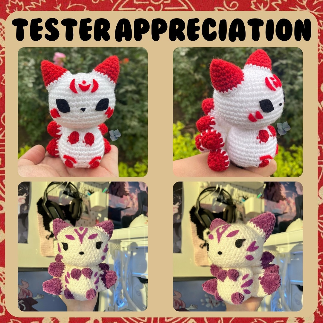 Crochet Kitsune Pattern for Adorable Amigurumi Toy Crafting